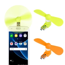 1000 шт./лот 2 в 1 Мини Прохладный Портативный PowerBank вентилятор USB Micro USB поклонников гаджет тестер для HTC LG OPPO android мобильного телефона