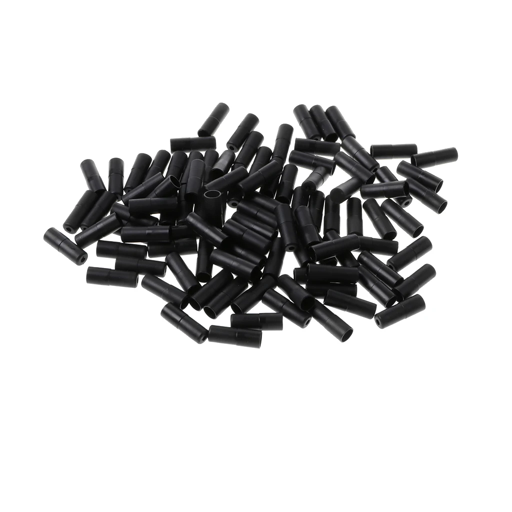 100 Pieces Bicycle Brake Cable End Caps Crimps Bike Brake Wire Line Housing Ferrules 5mm