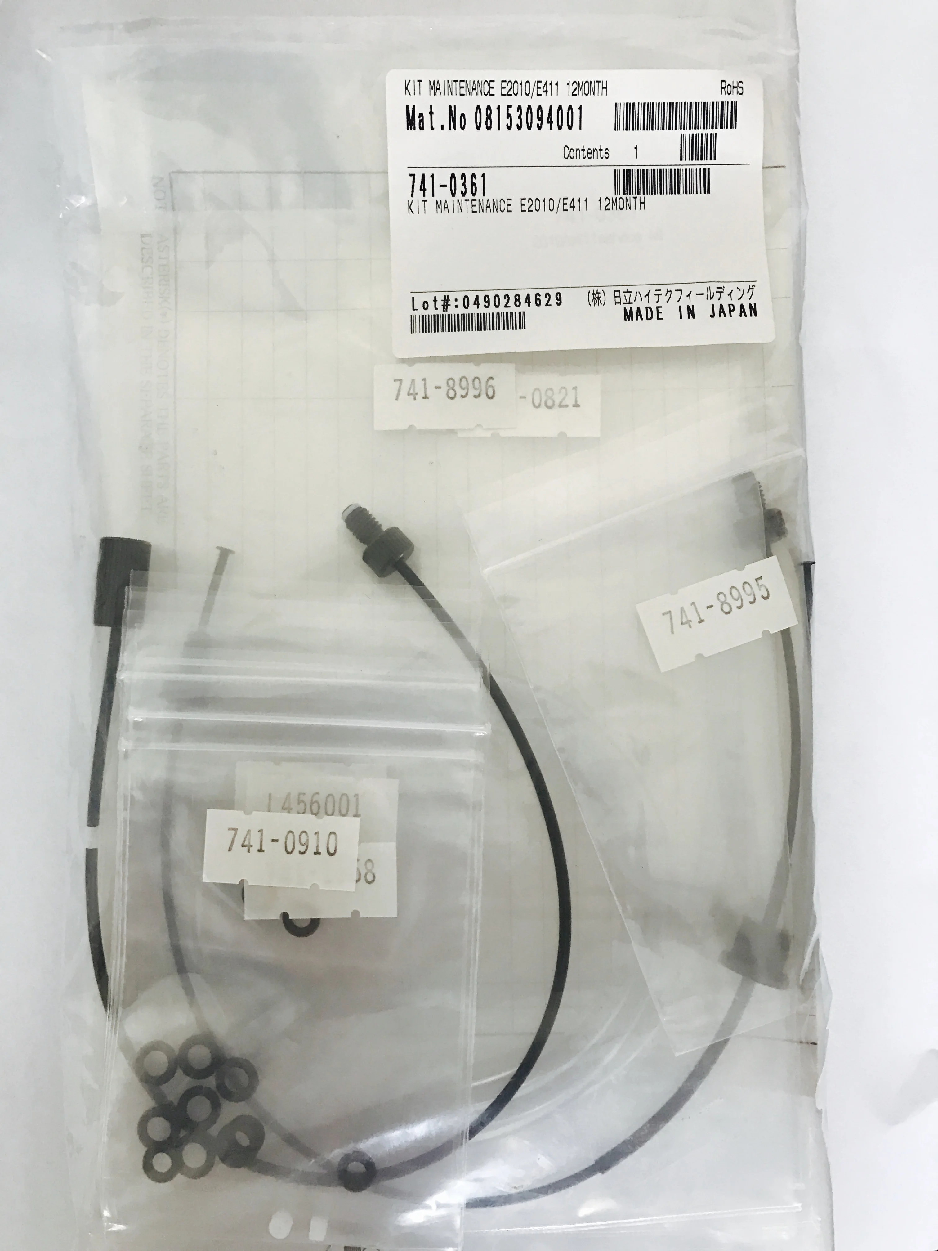 

741-0361 Maintenance kit 12 month, (PN:08153094001) for E411,Elecsys 2010 immunology analyzer(New,Original)