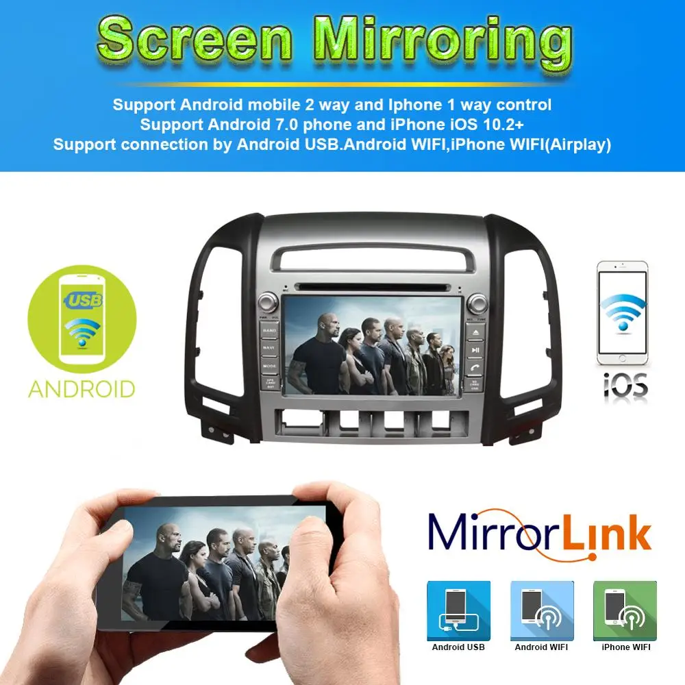 4 ГБ ОЗУ Android 7 1/8 0 Восьмиядерный автомобильный DVD плеер GPS головное устройство для