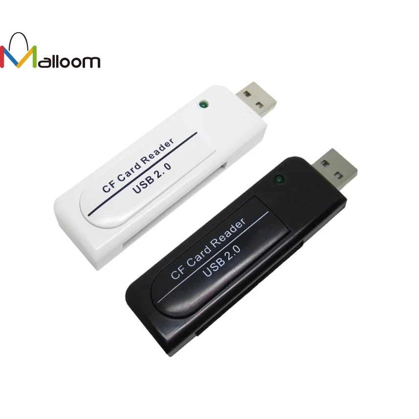 Malloom Новое поступление аксессуары для ПК высокоскоростной USB 2,0 CF кард-ридер компактный флэш USB кард-ридер для ПК компьютера