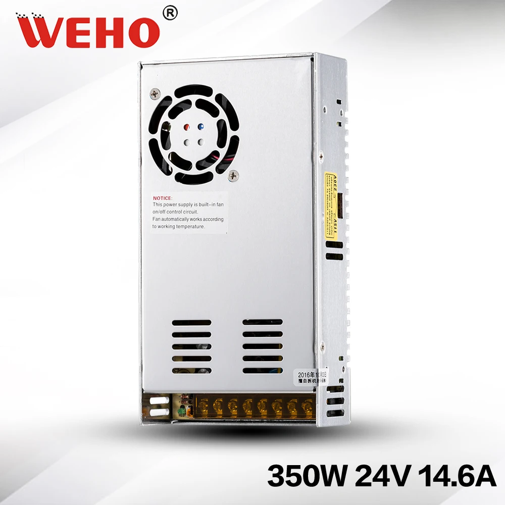 

(S-350-24) 350W 24V 14.5A single output Switching power supply for LED Strip light