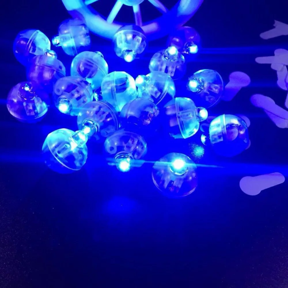 50/шт круглый флэш-шар светодиодный воздушный шар Мини Вспышка люминесцентные лампы для фонаря бар Рождественские Свадебные лампочки для праздника