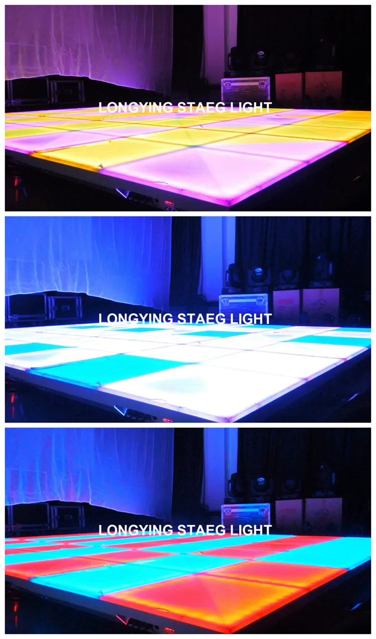 Дешевле 1 м * свадьба портативный акриловый RGB Led танцпол Свадьба дискотека