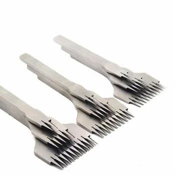 

Stainless Steel Flat Chisel Leather Craft Tools Hole Punch Tool Kit Leather DIY Tool