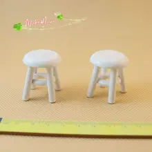 Мини кукольный домик мини-мебель модель играть маленький белый стул две коробки