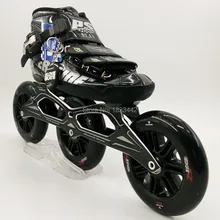 Оригинальные powerslide C6, обувь для скоростного катания, Профессиональные роликовые коньки для взрослых и детей, 120 мм колеса, колеса для роликовых коньков