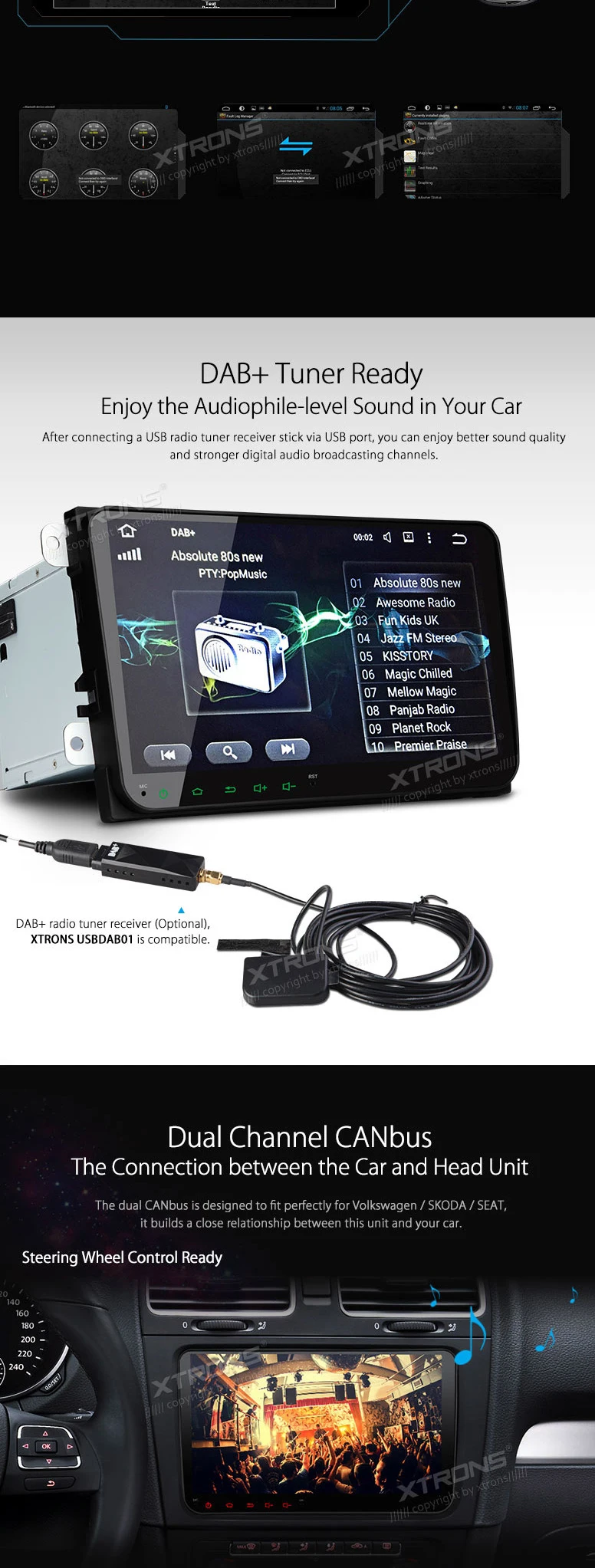 Clearance 9" Android 6.0 Car Radio for Volkswagen EOS 2006-2015 & Golf Plus 2003-2013 & Bora 2005-2015 with 4G/3G/WIFI Internet Support 13