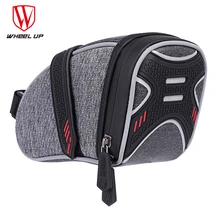 Wheel Up Bicycle Saddle Bag Tube Rear Tail Seatpost Bag Bike Accessories Rainproof Reflective Cycling Bike With Ligh Hook