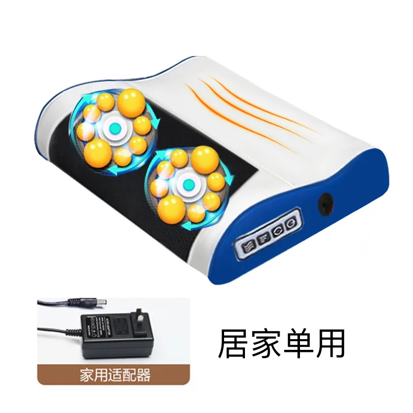 Infrared Heating multi-function neck massage pillow electric cervical massager household kneading body back massage cushion