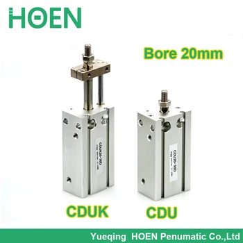 

CDUK20-35D SMC type Double Acting Non-rotating Rod Type bore 20mm stroke 35mm Free Mount Cylinder Single Rod CUK20-35D CDUK