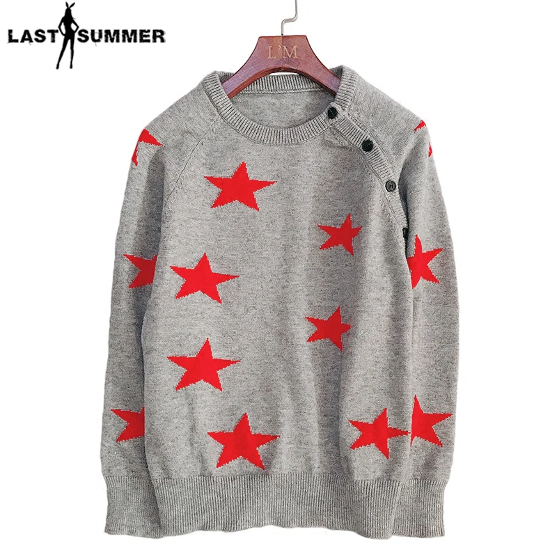 

New Fashion 2019 Women Autumn Winter Embroidery Gray Sweater Pullovers Casual Warm Female Knitted Sweaters Pullover Lady