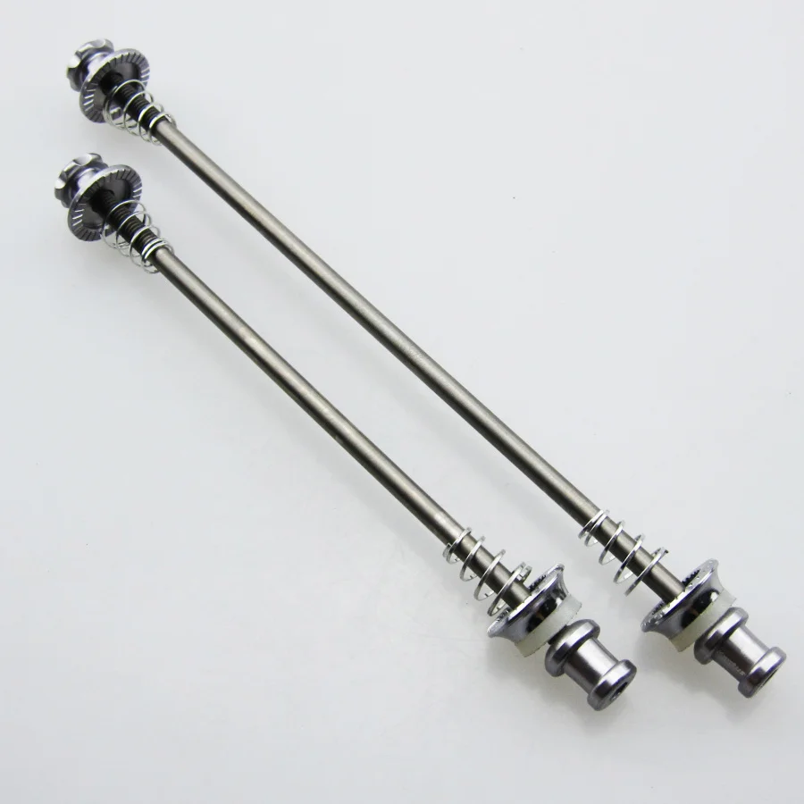 Preise 36 gr para Titan CNC Fahrrad Quick Release Spieße 75 100 130 135mm MTB Road Radfahren Schnell release Mountainbike Teile 4 Colos