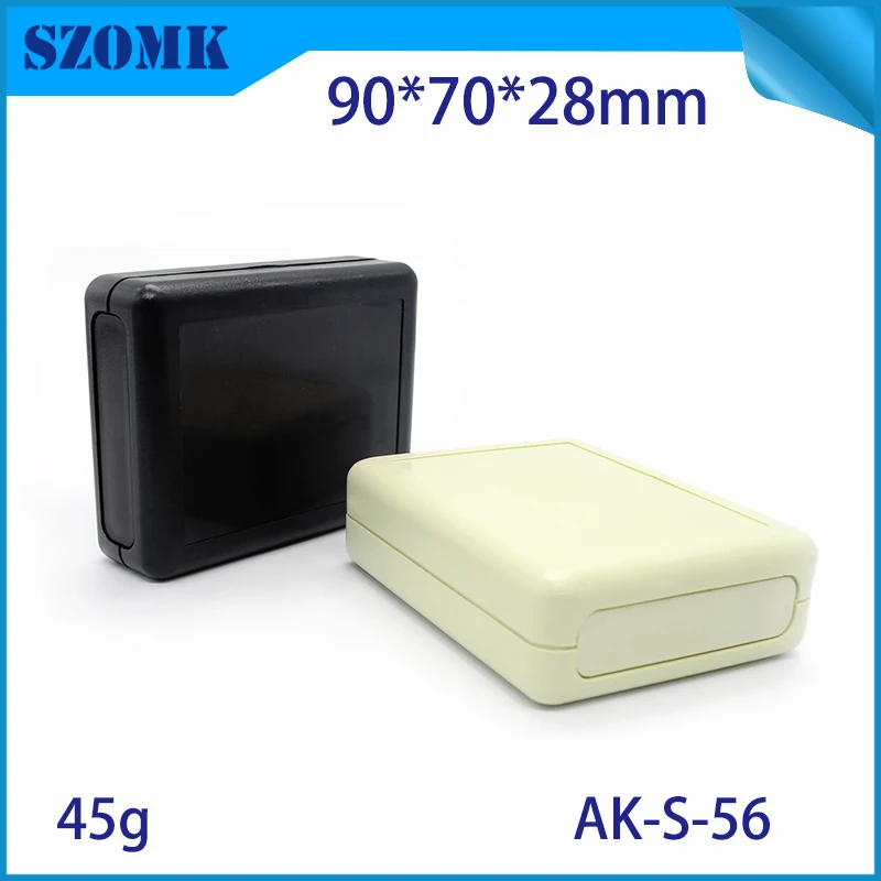 

1 piece, 90*70*28mm hot sales abs plastic electronic round box szomk enclosure housing plastic GPS project box