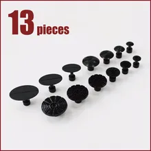 nylon round oval black glue pulll tabs pdr tools paintless dent repair car dent remover puller auto body repair tools dent fix pdr door edge dents remover car fender dent repair wheel eyebrow dent repair tools black