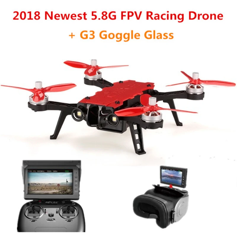 

New Bugs 8 B8PRO 5.8G GPV RC Racing Drone G3 Goggle Glass with Camera Angle Acro Mode Switch Brushless RC Quadcopter Toy Drone