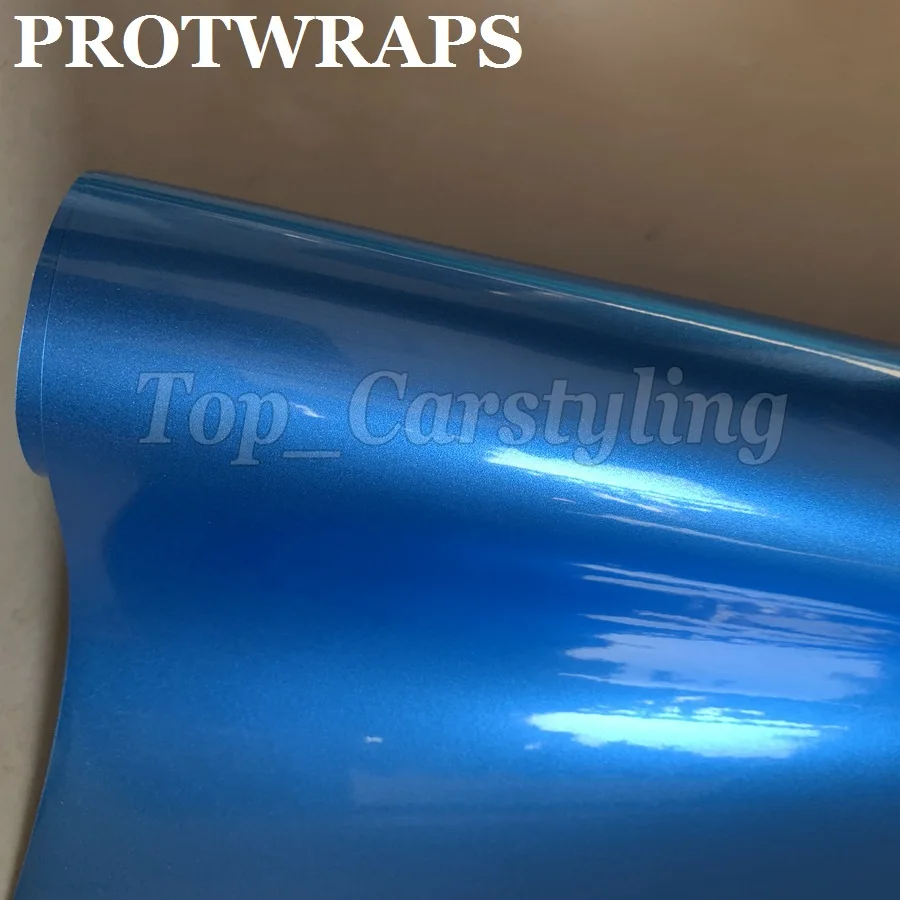 Gloss Metallic candy vinyl car wrap film cast hexis 3m vivide car wrap foil  (7)