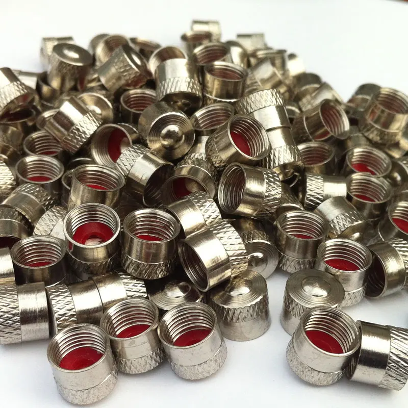 4Pcs/Lot Copper Valve Stem Caps Tire Stem Valve Caps Wheel Valve Covers