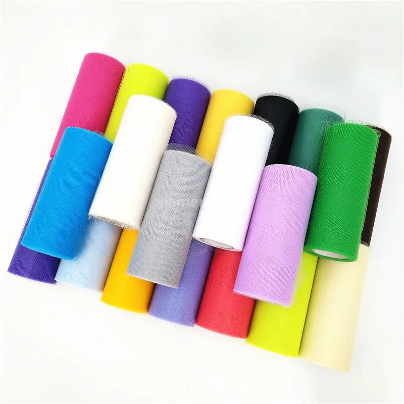 Рулон органзы из прозрачной ткани 22 м|tulle roll spool|tulle rollstissu tulle |