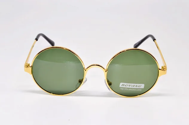 = SCOBER = классический ретро круглый Ozzy стиль зеркало отражение драйверы TAC усиленный поляризованный Polaroid Uv 400 мужские и женские солнцезащитные очки - Цвет линз: Зеленый