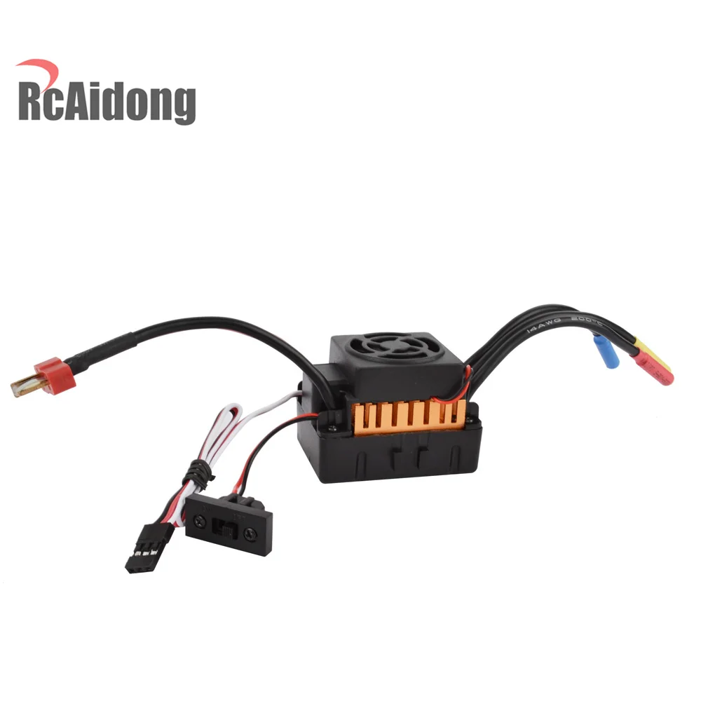 RC 45A бесщеточный ESC BEC автозапчасти электрический регулятор скорости с 5 8 V 3A для 1/10