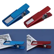 Высокое качество, зажим для денег, кошелек для мужчин и женщин, двусторонний, с зажимом, блестящий, боковой зажим для денег, папка для карт, ID, чехол, зажим