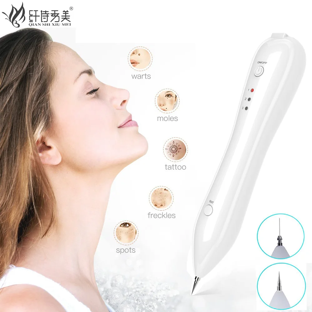 

Plasma Pen Freckle Tattoo Remove Laser Beauty Care Tool Laser Skin Facial Remover Tattoo Portable USB Rechargeable Laser Tag Set