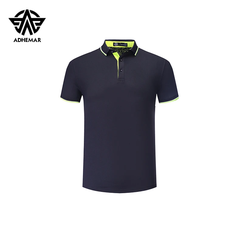 Adhemar التجفيف السريع قمصان غولف للرجال/النساء المألوف تي شيرت قصيرة الأكمام قميص بولو ل الرياضة في الهواء الطلق