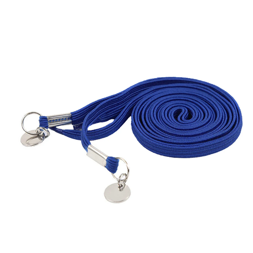Blue No Tie Shoe Laces Elastic Buckle Lock Lace System Lock Sports Runners Shoelaces MYDING - Цвет: Blue