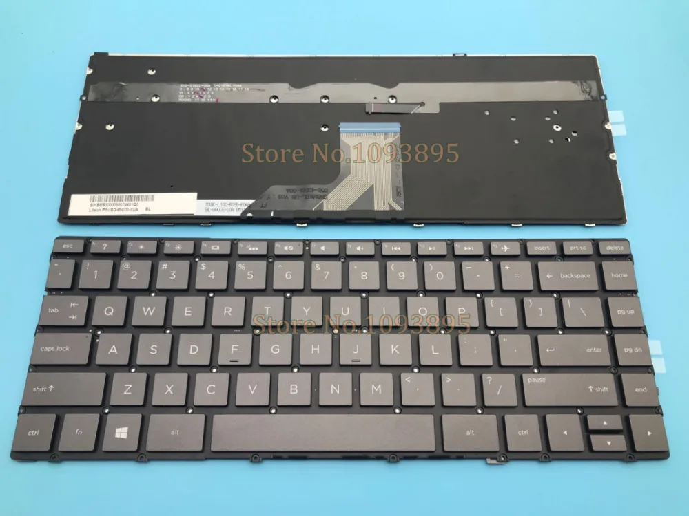 Новая английская клавиатура для ноутбука HP Spectre x360 13 W010CA W013DX W020CA W023DX с коричневой