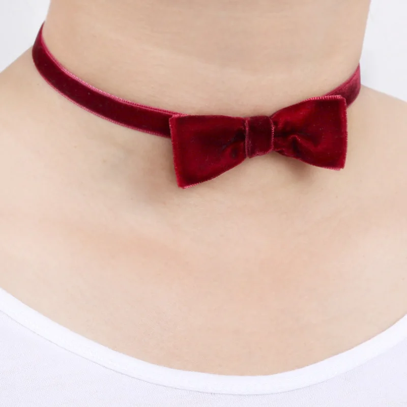 Aliexpress Red Bow Necklace Choker Fashion Vintage Velvet Aliexpress Red Bow Necklace Choker Fashion Vintage Velvet Ribbon Chokers Necklaces For Women Clic Trendy Y Bowknot Jewelry Cn43 From