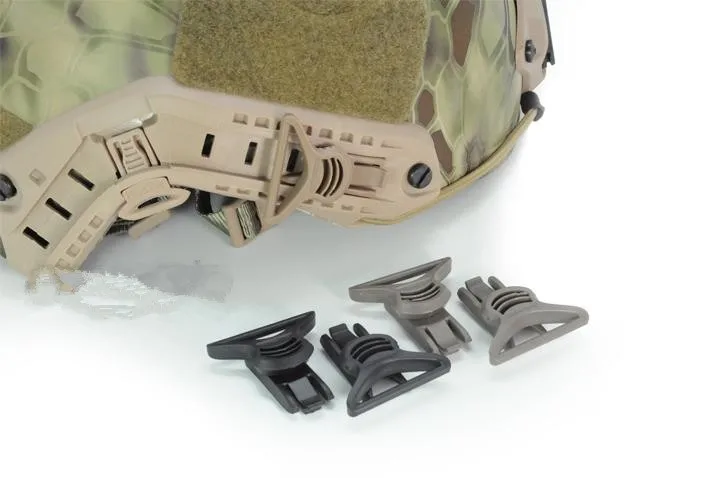 Спортивный шлем БЫСТРО Шлем Goggle поворотные Зажимы 36 мм для шлем железнодорожных Черный DE FG