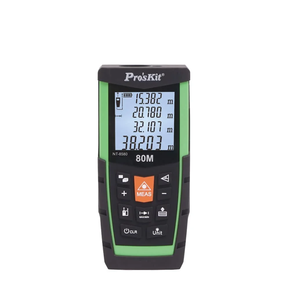 

Pro'sKit Laser Distance Measurer 40m/60m/80m High precision Distance measuring instrument