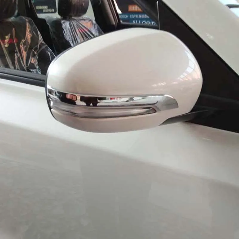 Для Suzuki SX4 S-Cross S Крест и перекрестными Хром Задняя сторона зеркало заднего вида Накладка аксессуары