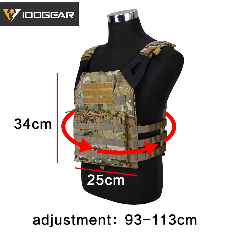 IDOGEAR тактический жилет JPC пластина Перевозчик Пейнтбол тело Броня Молл страйкбол