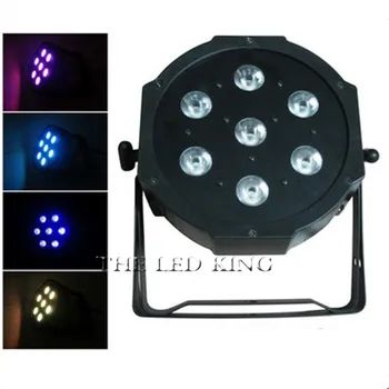 

16pcs/lot 7 x 12W RGBW 4in1 not Waterproof Led Par Light Outdoor LED Par Cans DMX LED PAR Light 8Channels No Noise Mini Size