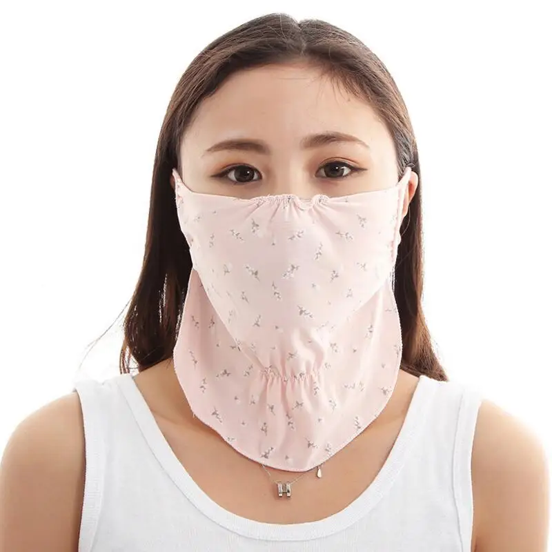 Summer Spring neck protection face mask sun protective Shade anti dust