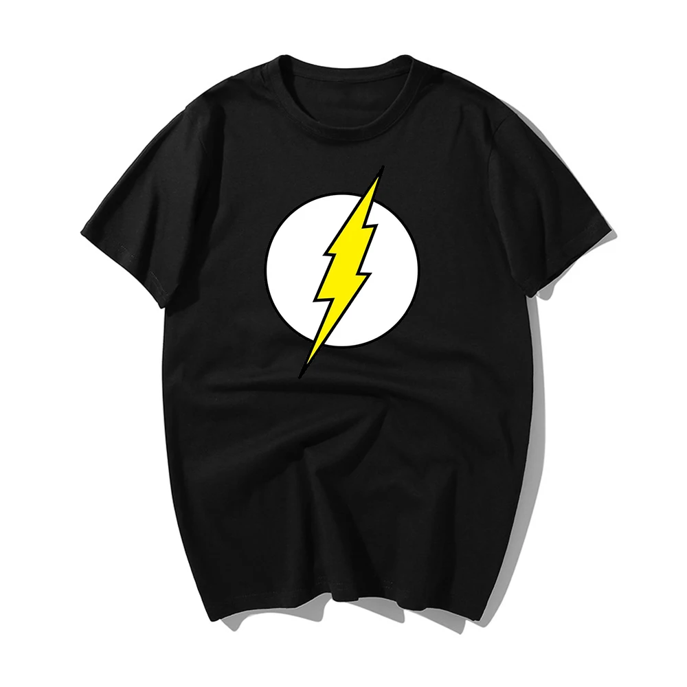 

The BIG BANG Theory T-SHIRT The Flash Print Fashion Men Short Sleeve T Shirts Hot Selling Casual Tee Shirtcotton Clothing