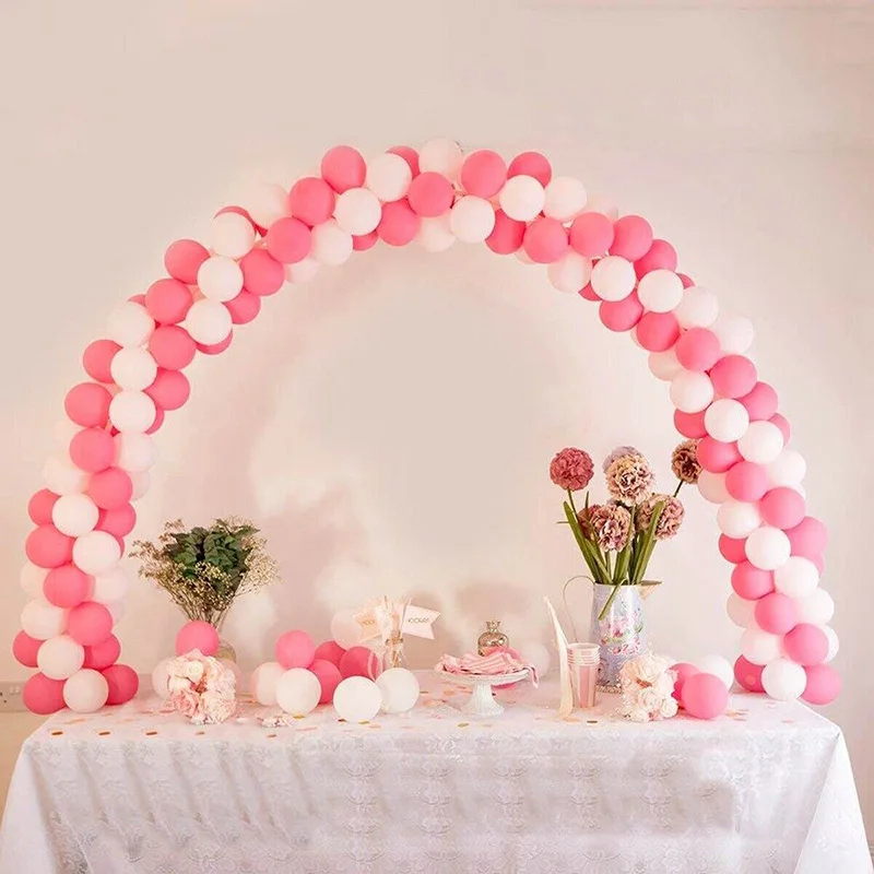  Large Balloon Arch Set Column Stand Clip Frame Kit Birthday Wedding Party Decor HG99