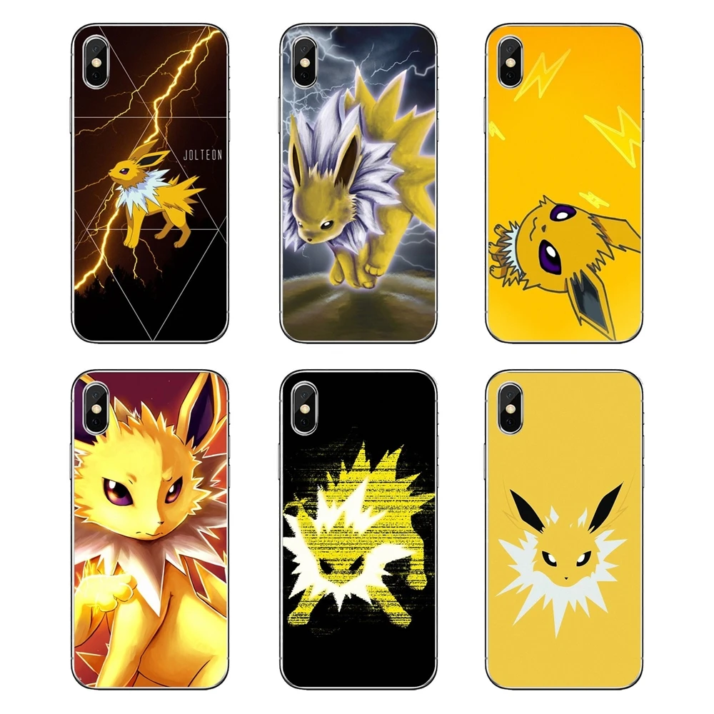 Anime Pokemon Animal Jolteon Art Poster Silicone Skin Cover For Huawei Honor 8 8c 8x 9 10 7a 7c Mate 10 Lite Pro P Smart Plus Half Wrapped Cases Aliexpress
