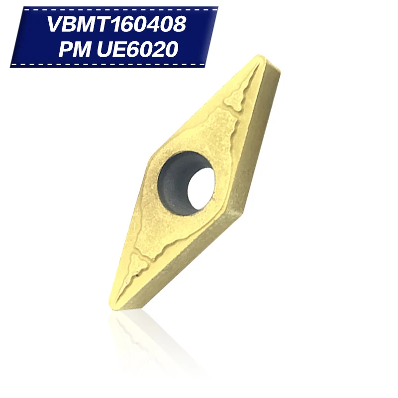

10PCS VBMT160408 PM UE6020 External Turning Tools vbmt 160408 carbide inserts High quality Lathe cutter Tool