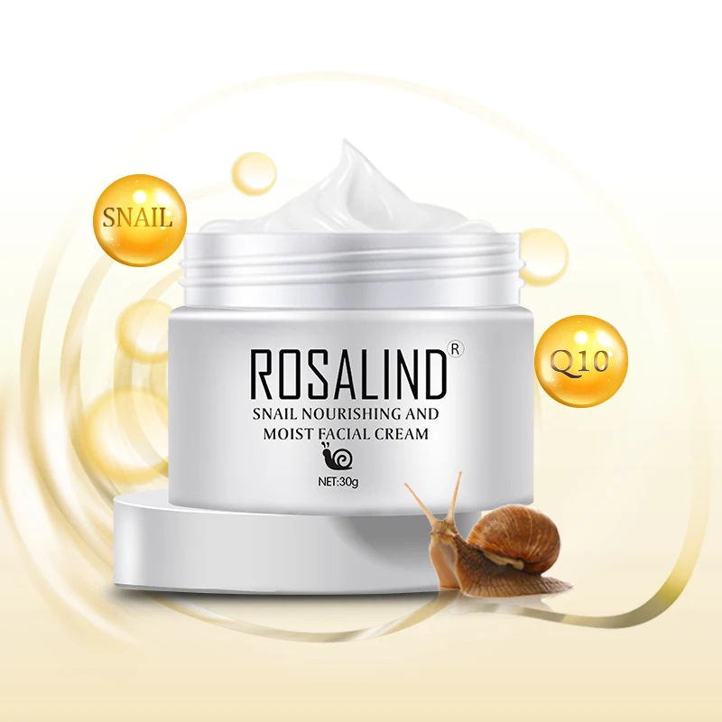 

ROSALIND Anti Aging Snail Facial Cream Hyaluronic Acid Snail Face Cream Anti Wrinkle Skin korean Cosmetics Cream For Face Care
