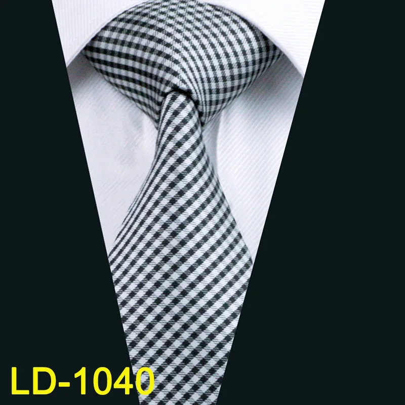 Барри. Ван 20 видов стилей 8,5 см золотой Пейсли Полосатый галстук зеленые шелковые галстуки для мужчин свадебные вечерние деловые тонкие галстуки LD-20 - Цвет: LD-1040