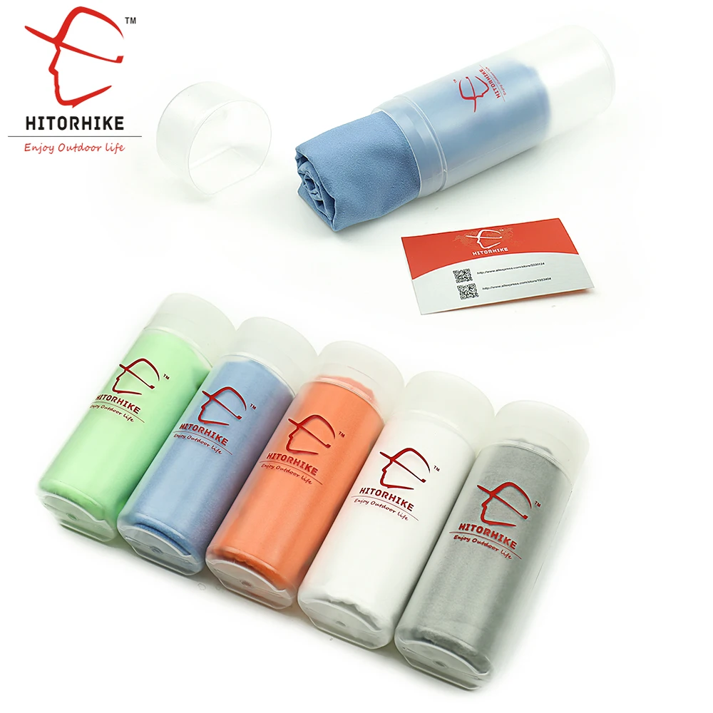 Hitorhike Microfiber Ultralight Compact Quick Drying Towel Camping Hiking Swimming Sports Hand Face Towel Outdoor Travel Kits