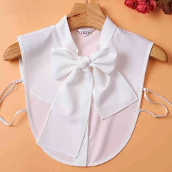 Nuevo estilo falso Collar blanco mariposa gasa cinta decoración moda corbata desmontable collares mujer Ropa Accesorios Nuevo estilo falso Collar blanco mariposa gasa cinta decoración moda corbata desmontable collares mujer Ropa Accesorios