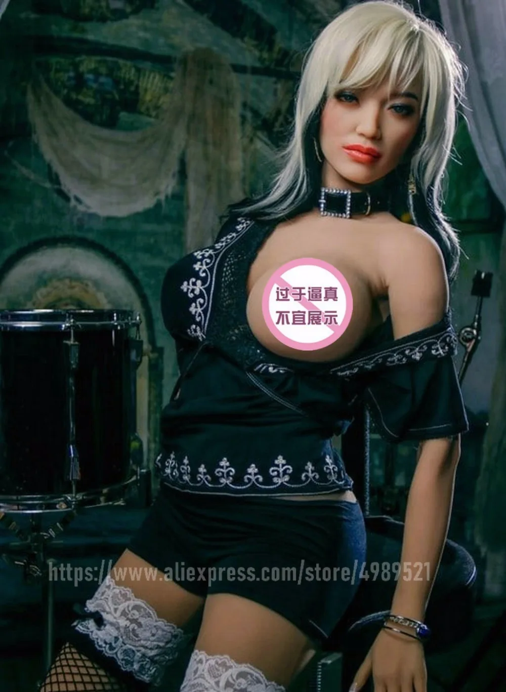 6Ye Premium 161cm E-cup sex doll body head N30-7