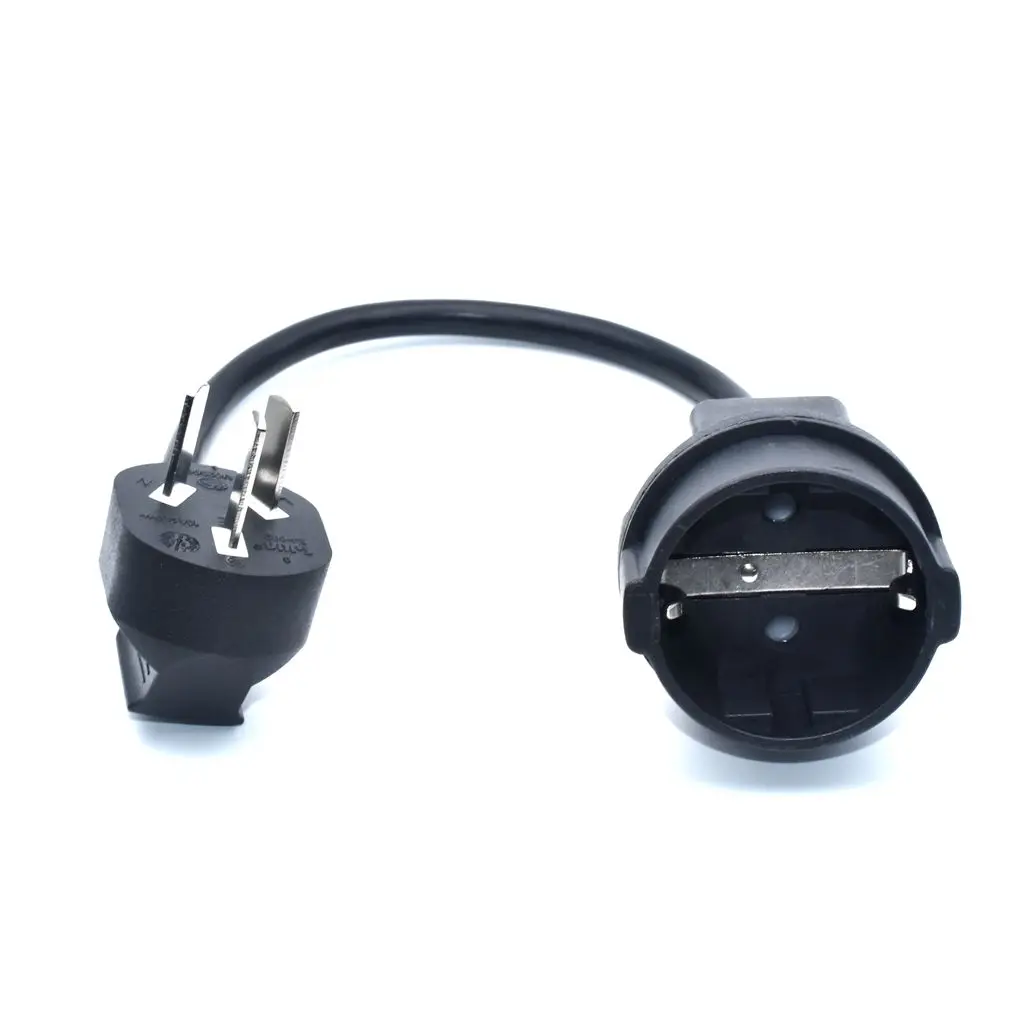 

AU PDU UPS AC Power Cord,AU Australian 3Pin Male Plug to Europe Schuko Female Socket Power Adapter Cable