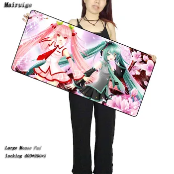 

Mairuige Hatsune Miku Large Gaming Mouse Pad Mat for Boyfriend Gifts Gamer Big Computer Mousepad Game for Csgo DOTA LOL 80*30 Cm
