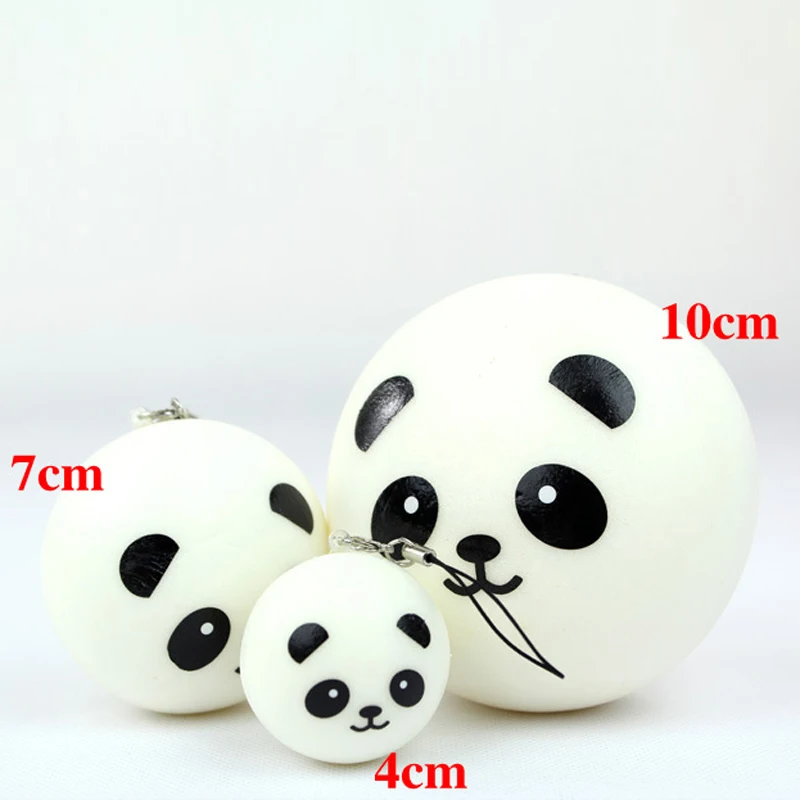 

1PC 10/7/4cm Soft Squishy Slow Rising Jumbo Panda Squeeze Kid Fun Toy Stress Reliever Decor Squishy Charm Phone Strap Gift P15