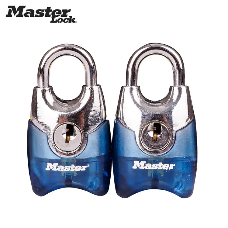 Master Lock small Mini Padlock Locker Lock Drawer Student Concentric  luggage case box Lovers Lock 4 Colors 2 Keys Wholesale (10)